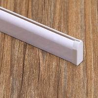 Profils extrudés en PVC/UPVC écologiques et flexibles sur mesure pour rails de rideaux, tringles, supermarchés et accessoires de mobilier