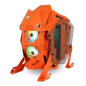 Cross-border Gaming <span class=keywords><strong>Internet</strong></span> Cafe E-sports Hotel ATX Form Verre trempé Refroidissement par eau Cool Shaped Desktop Host Computer Case - Product Image 5