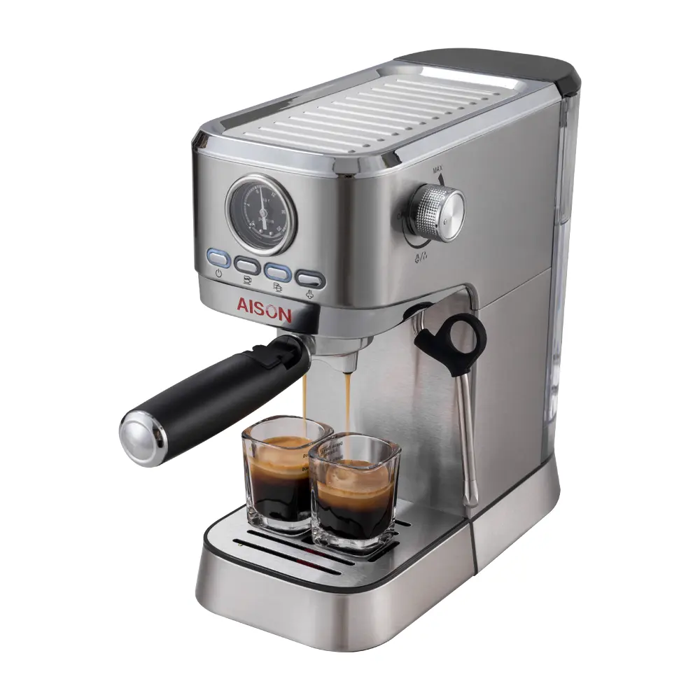 新製品20バーステンレス鋼家庭用デジタル電気プロフェッショナルスマートコーヒーマシン