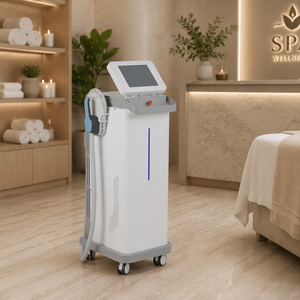 Appareil de remodelage corporel professionnel à double poignée EMS Sculpting Machine <span class=keywords><strong>HIFEM</strong></span> RF, stimulation musculaire, 7 Tesla - Product Image 1