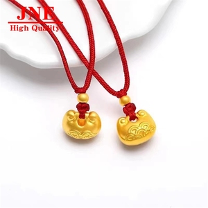 จี้ห้อยคอรูปหูแมวทองคำ 999 แบบโบราณ ขนาดเล็ก ดีไซน์อ้วนๆ  ของขวัญสำหรับคู่รัก - Product Image 3