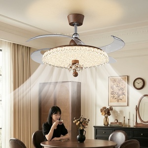 Nuevo Ventilador de Techo con Luz de Estilo Antiguo para Sala de Estar y Comedor, Ventilador de Techo Silencioso de Lujo para el Hogar - Product Image 1