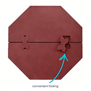 Tapis de jeu d'extérieur octogonal haut de gamme pour l'été, idéal pour le mahjong, les dominos, les échecs et les tables de poker portables pour les soirées de jeux en famille - Product Image 4