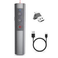 Nuevo Presentador USB con Control Remoto para Pasar Páginas de PowerPoint, Compatible con Hiperenlaces y Volumen