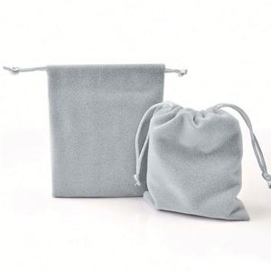 5x7, 7x9, 8x10, 10x12cm Black/Blue/Red/Wine Red Drawstring Velvet <b>Bags</b> & Pouches Jewelry <b>Bags</b> Gift <b>Packaging</b> <b>Bag</b> - Product Image 5
