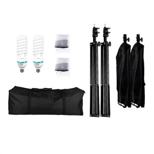 Nhiếp ảnh studio chiếu sáng Kit bao gồm 2*2 <span class=keywords><strong>Meter</strong></span> ánh sáng đứng 2 * Đèn duy nhất chủ và nhấp nháy ánh sáng Hộp - Product Image 3