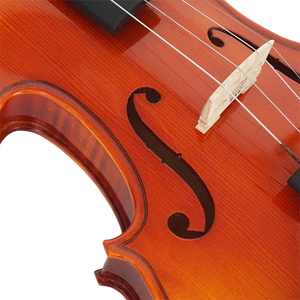 <span class=keywords><strong>Violon</strong></span> Sinomusik artisanal, couleur rouge brun brillant, <span class=keywords><strong>4</strong></span>/<span class=keywords><strong>4</strong></span>, entièrement en bois massif, finition laquée, ébène, avec étui et archet - Product Image 3