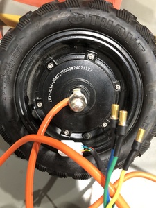 มอเตอร์สกู๊ตเตอร์ไฟฟ้าไร้แปรงถ่าน JL 60 มม. แม่เหล็กแรงสูง 60H 4000W 5000W 7500W พร้อมยางแบบไม่มียางในขนาด 13 นิ้ว 14 นิ้ว สำหรับซ่อมแซม - Product Image 4