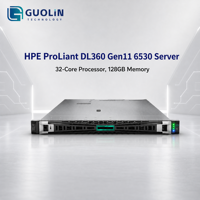 Serveur de centre de données d'entreprise HPE ProLiant DL360 Gen11 P72994-005 Intel Xeon 6530 128 Go de RAM, vente chaude