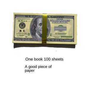 Billet de banque factice de 100 <span class=keywords><strong>dollars</strong></span> américains de haute qualité, coupé sur mesure, vente en gros pour Pâques et Halloween - Product Image 1