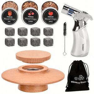 Design Smart <b>Electric</b> Whiskey Smoker <b>Kit</b> Bluetooth App Control | High-Tech Customizable Bar Tool - Product Image 6