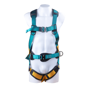 Cinto de Segurança para Trabalho em Altura Tipo Eólico de Cinco Pontos, Proteção Corporal Completa, Poliéster, Fivela de Conexão Rápida com 4 D-Rings - Product Image 2