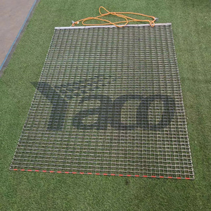 Suministro de fábrica 6ftx3ft 4ftx5ft 6ftx6ft Estera de arrastre resistente Grada de arrastre de malla de acero - Product Image 3