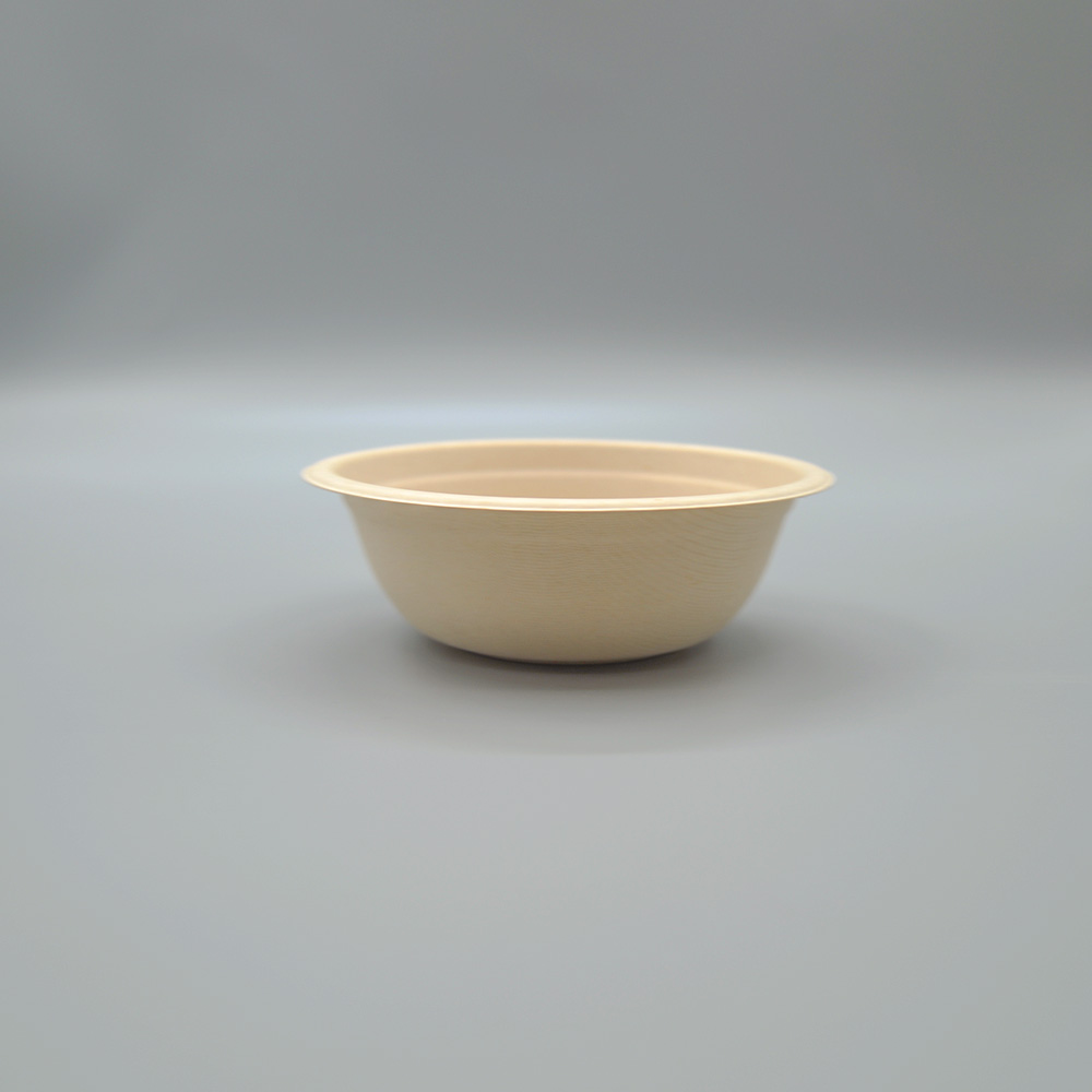 Sustainable Compostable Disposable Paper Soup Dinner Plate Biodegradable Bagasse Takeout Food Bowl for Travel & Party