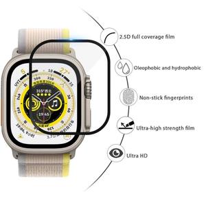 ฟิล์มกันรอยหน้าจอแบบเต็มจอ 3 มิติ OEM ODM สำหรับ Apple Watch Series 11/12 42MM 46MM ฟิล์มป้องกันสำหรับ Iwatch Ultra 49MM - Product Image 2