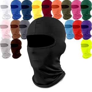 Masker Ski wajah penuh pria, tahan angin helm Liner Balaclava satu lubang untuk berkendara dan Ski perlindungan matahari - Product Image 1