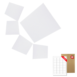 Hoja de <span class=keywords><strong>Etiquetas</strong></span> Autoadhesivas Personalizadas Tamaño A4, con Corte Kiss-Cut, <span class=keywords><strong>para</strong></span> Empaque de <span class=keywords><strong>Ropa</strong></span>, <span class=keywords><strong>para</strong></span> Impresoras Láser e Inyección de Tinta, <span class=keywords><strong>para</strong></span> Manualidades, Exposiciones y Comercios - Product Image 5