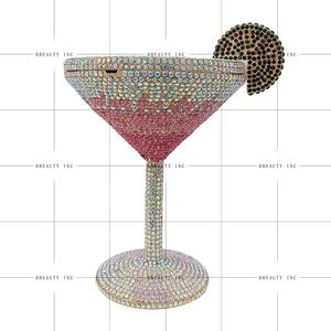 Women Luxury Mini Goblet Crystal Clutch Rhinestone Classic Evening Handbag Funny Diamond Cocktail Cup Purse <b>for</b> <b>Wedding</b> - Product Image 2