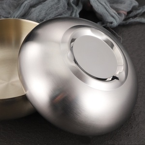 Koreaanse Baby Vergulde Roestvrijstalen Soep Kimchi Kom Verdikte 304 Rijstkom Kimchi Kom - Product Image 6