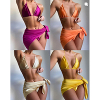 Maillot de bain femme sexy Bikinis maillots de bain vêtements de plage string 3 pièces Bikini ensemble meilleure vente meilleure qualité