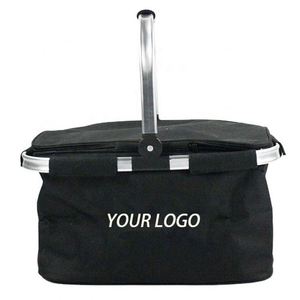 Collapsible New Picnic Food Grocery Beverage Wine Beer 6 Can Outdoor Camping <b>Backpack</b> Insulated Lunch <b>Cooler</b> Bags with Zipper - Product Image 1