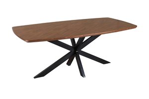 Modern <b>Solid</b> <b>Wooden</b> Dining <b>Table</b> for Dining Room Kitchen Restaurant Furniture with Durable Wood Finish and Contemporary - Product Image 2