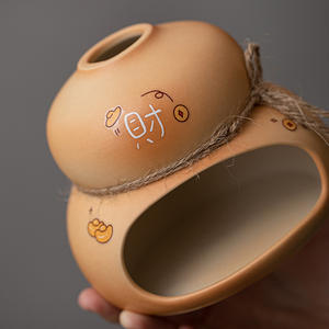 Ensemble de cheminée en céramique en forme de chaton, décoration de bureau à domicile, brûleur d'encens aromatique, écologique, glaçure colorée, plaque de lavande Dehua - Product Image 4