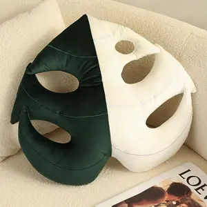 2022 New 3D Cute Leaves Leaf Plant Stuffed Suculent Shaped Decorate Plush Soft Throw Pillow Home Back Cushion