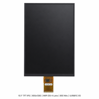 Module d'affichage LCD TFT IPS 10,1 pouces 800x1280 portrait, interface MIPI, 850 nits, haute luminosité, affichage noir normal pour système embarqué