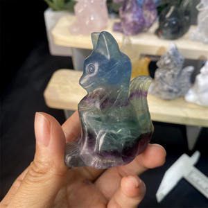 Estatuilla <span class=keywords><strong>de</strong></span> zorro <span class=keywords><strong>de</strong></span> piedra preciosa <span class=keywords><strong>de</strong></span> cristal tallada a mano, cuarzo transparente Natural, punto <span class=keywords><strong>de</strong></span> cristal <span class=keywords><strong>de</strong></span> fluorita, <span class=keywords><strong>estatua</strong></span> tallada pequeña <span class=keywords><strong>de</strong></span> zorro <span class=keywords><strong>de</strong></span> nueve colas - Product Image 5