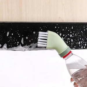 Cepillo de Limpieza Multiusos Creativo, Se Puede Conectar a Botellas de Agua Mineral, Cepillo de Limpieza de Doble Uso en Seco y Húmedo, Cepillo para Espacios Estrechos del Hogar - Product Image 5