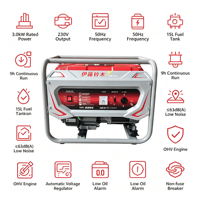 Générateur d'électricité portable à essence LDYR 3KW, 230V, pour la maison et la construction, avec câble rétractable, garantie 1 an