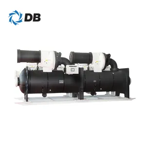 Dunham BUSH ECONOMIZER R134A เครื่องทำความเย็นแบบแรงเหวี่ยงเวทีคู่สำหรับใช้ในเชิงพาณิชย์