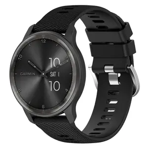 2023 20mm Smartwatch Watchband bileklik kayış bilezik yumuşak silikon kordon akıllı saat Garmin VivoMove Trend