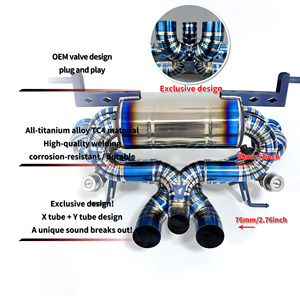 Entrega el Mismo Día: Sistema de Escape Catback de Alto Rendimiento para <span class=keywords><strong>Lamborghini</strong></span> Aventador LP700-4 LP740-4 LP750-4 <span class=keywords><strong>SVJ</strong></span> 6.5 V12, Aleación de Titanio - Product Image 2