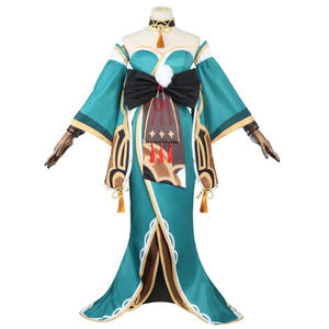 Jeu de Offre Spéciale Genshin Impact personnage de dessin animé <span class=keywords><strong>Gorou</strong></span> <span class=keywords><strong>Cosplay</strong></span> Senior robe générale Halloween fille château carnaval fête - Product Image 1