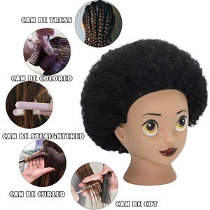 Salon de coiffure formation maquillage cheveux cheveux africains modèles de tête africaine femmes avec cheveux - Product Image 4