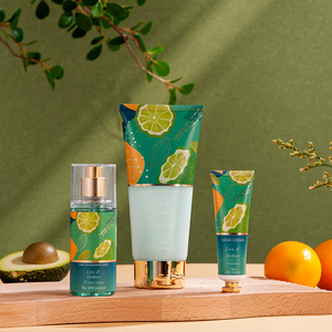 Nueva llegada 3PCs 236ml Body Scrub 75ml Body Mist 30ml Hand Cream Perfume Set de regalo para mujeres y hombres queridos - Product Image 6
