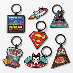 Llavero de Metal con Diseño de Dibujos Animados Personalizado, Regalos Creativos, Lindos Colgantes para Mochilas Escolares - Product Image 3
