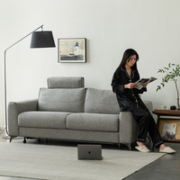 Canapé-lit pliant Somnus 2-en-1 multifonctionnel minimaliste pour petits appartements, salons, hôtels et bureaux (simple/double)