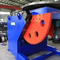 Positionneur de soudage industriel de haute précision, table rotative personnalisée avec engrenage PLC pour lignes de production automatisées, garantie 1 an