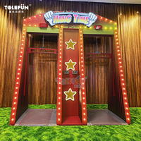 Tolefun CE 2 joueurs, lumières LED métalliques de type carnaval, grand équipement d'amusement extérieur, parc d'attractions, jeu de carnaval Hang Time