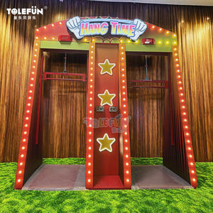 เครื่องเล่นงานรื่นเริง Tolefun CE สำหรับ 2 คน ไฟ LED โครงสร้างโลหะ ขนาดใหญ่ สำหรับใช้งานกลางแจ้ง อุปกรณ์สวนสนุก ธีมงานรื่นเริง เกมแข่งขันแขวนเวลา - Product Image 4