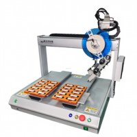 Applicateur de ruban adhésif double face entièrement automatique pour bandes LED, bouteilles, étiquettes suspendues, surfaces planes, étiquetage adhésif pour écrans tactiles