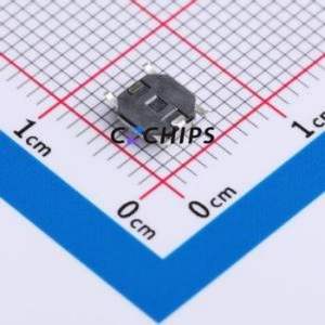 HX TS5215A 250gf Tactile Switch SMD-4P,5.2x5.2mm Switch Single Pole Single Throw Round Button 2.5N Vertical Mount - Product Image 2