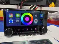7 pouces classique C2 Android 13 autoradio double bouton grand écran avec 2 + 32 Go pour la Navigation GPS Carplay