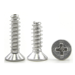 สกรูหัวฟิลลิปส์แบบฝังหัว M1.2 M2.5 M4 เหล็กกล้าคาร์บอน มาตรฐานเมตริก เกรด A ระดับ 4.8 สำหรับงานโลหะ - Product Image 1