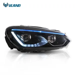 VLAND Full LED Headlights Car HeadLight GOLF VI Front Gti Head Lamp For Volkswagen VW Golf 6 Mk6 2008-2012 2013