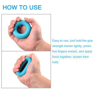 Anello Antiscivolo <span class=keywords><strong>in</strong></span> Silicone per Allenamento delle Dita - Multicolore per Casa e Ufficio - Product Image 6
