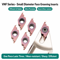 VNF Series Carbide Insert Balzers Coated for Stainless Steel and Aluminum VNF050RD6-DMC KB260 VNF100RD6-DMC KB260